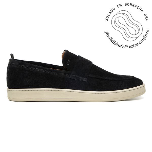 Sapato Casual Masculino Mocassim CNS 660003 PRETO