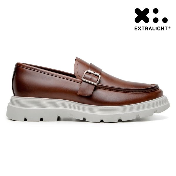 Sapato Casual Masculino Mocassim CNS Lan 04 WHISKY