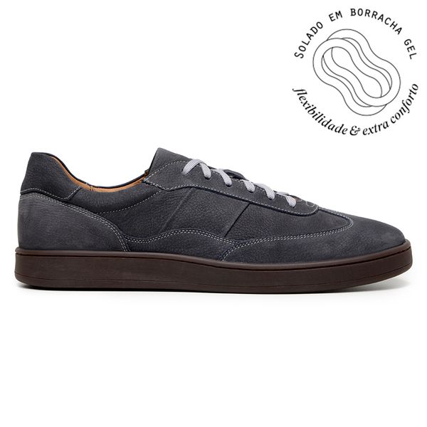 Tênis Casual Masculino CNS 660002 Chumbo