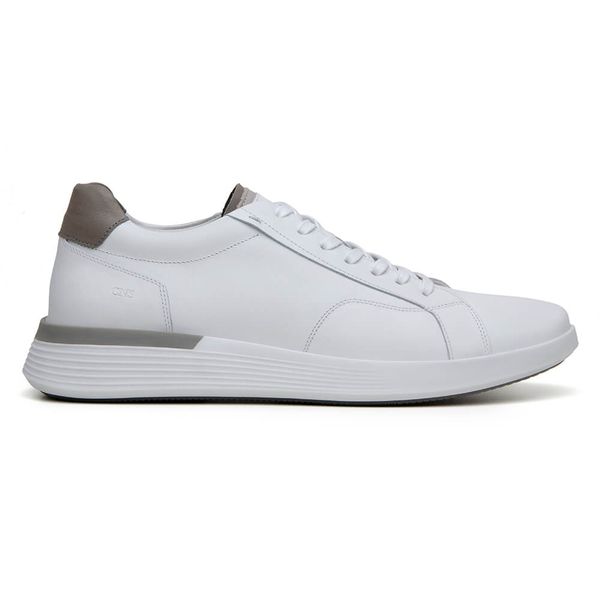 Tênis Casual Masculino CNS CAR 010 Branco e Cinza