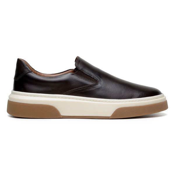 Tênis Casual Masculino Slip-on CNS 20505 Café