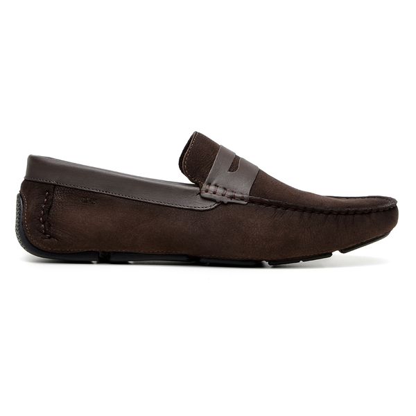 Sapato Casual Masculino Driver CNS 331512 Café