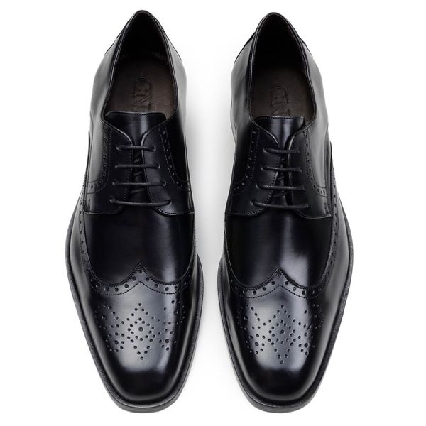 Shoe Sapato Brogue Masculino Preto Cns Sapato Brogue Masculino