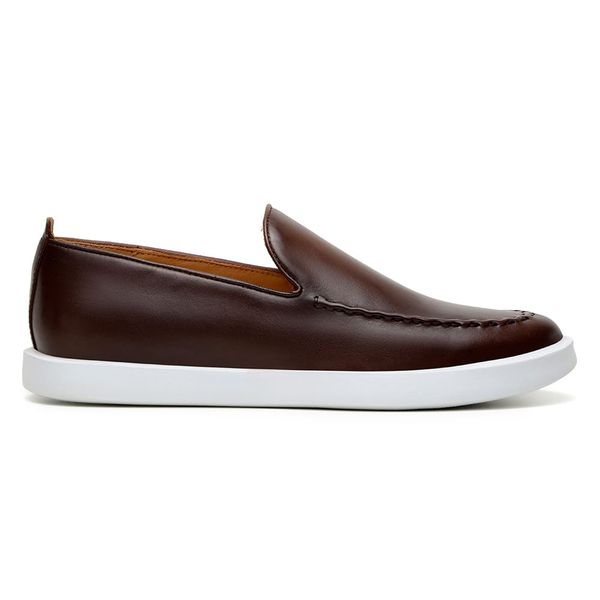 Sapato Casual Masculino Mocassim CNS Gante 1 Tostado