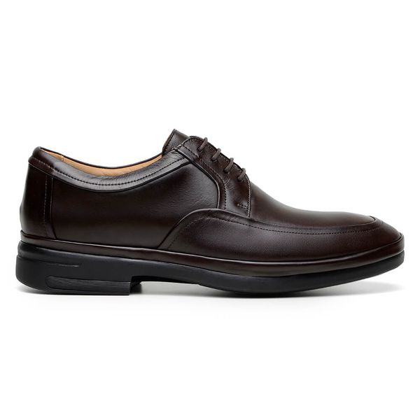 Sapato Social Masculino Derby CNS New Toronto 1 Café