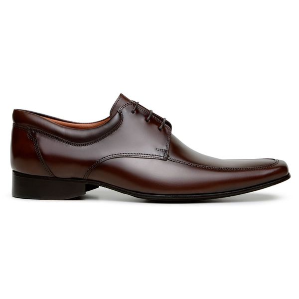 Sapato Social Masculino Derby CNS Disc 05 Tostado