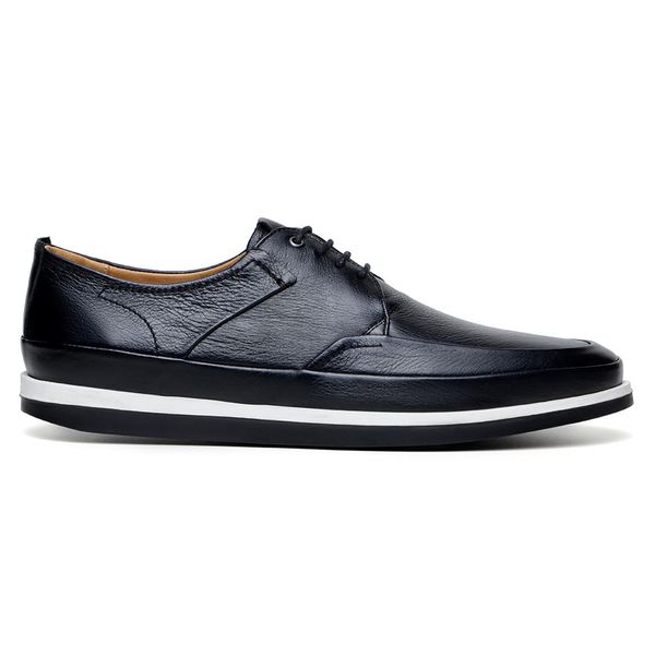SAPATO CASUAL MASCULINO DERBY CNS PADUA 96 PRETO