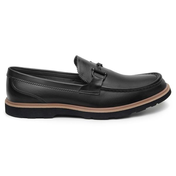 Sapato Casual Masculino Mocassim CNS+ 426017 Preto