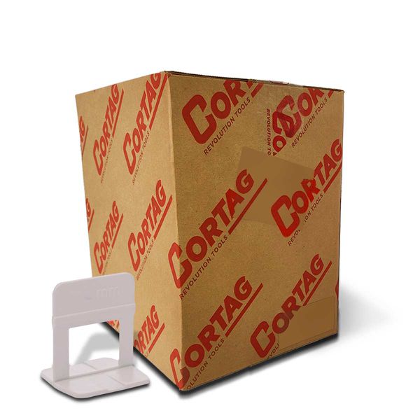 Espaçador Nivelador Porcelanato 1,5mm Cortag Caixa 500 Peças