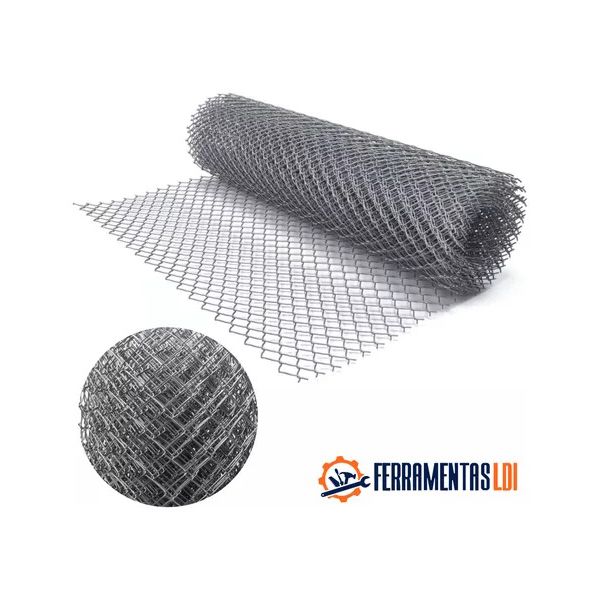 Tela Arame Viveiro Pássaros Hortas 1,0m X 50m Fio 26 Ferramentas Ldi