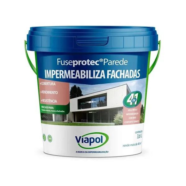 FUSEPROTEC PAREDE IMPERMEABILIZA FACHADA 3,6L VIAPOL