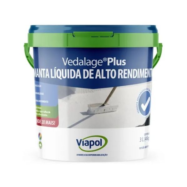 VEDALAGE PLUS MANTA LIQ. BRANCO GL 4KG