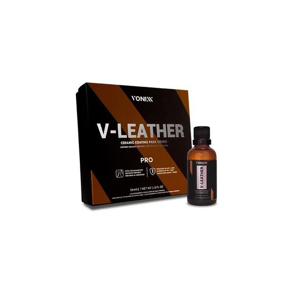 V-LEATHER PRO CERAMIC COATING PARA COURO 50ML VONIXX