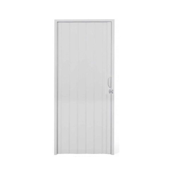 PORTA SANFONADA PVC 0,70 CINZA PLASTILIT