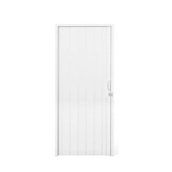 PORTA SANFONADA PVC 0,90 BRANCO PLASTILIT