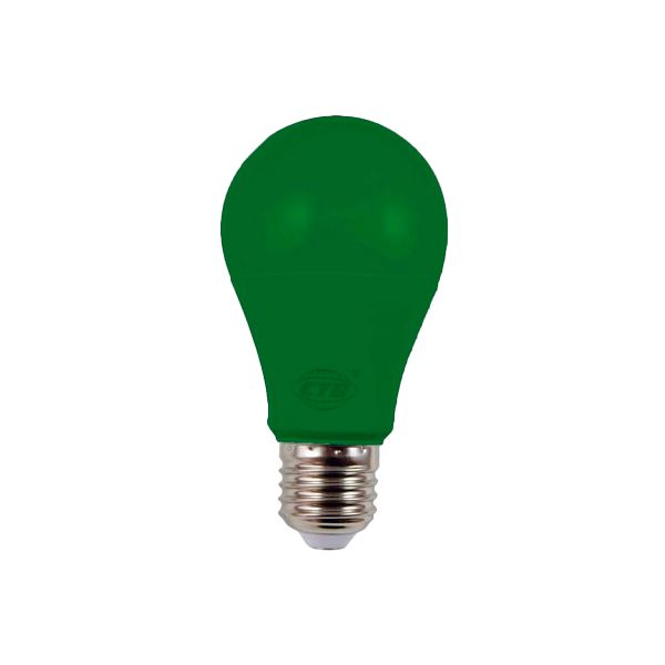 LAMPADA LED BULBO A60 7W BIVOLT VERDE CTB