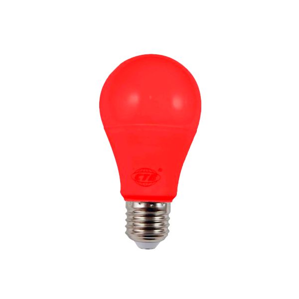 LAMPADA LED BULBO A60 7W BIVOLT VERMELHA CTB
