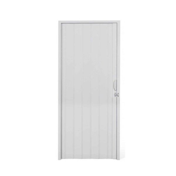 PORTA SANFONADA PVC 0,80 CINZA PLASTILIT