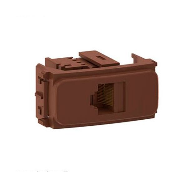 MODULO RJ45 CAT 5E MARROM COMPOSÉ 