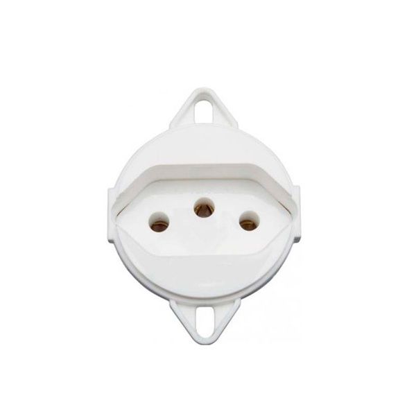 TOMADA 2P+T 20A BRANCO PARA PISO WEG