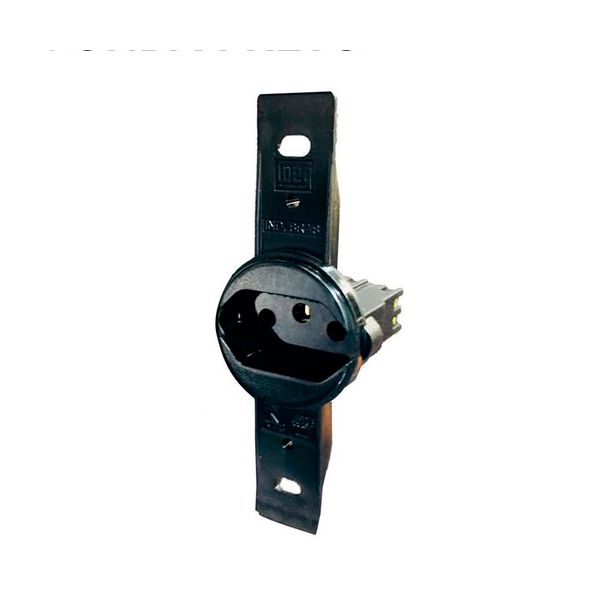 TOMADA REDONDA 2P+T 20A PRETO WEG