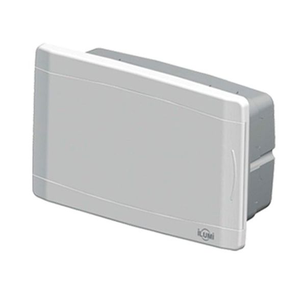 QUADRO DE DISJUNTORES 8DIN EMBUTIR BRANCO ILUMI