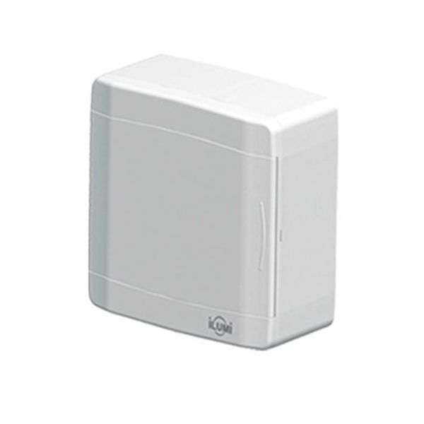 QUADRO DE DISJUNTORES 4DIN SOBREPOR BRANCO ILUMI