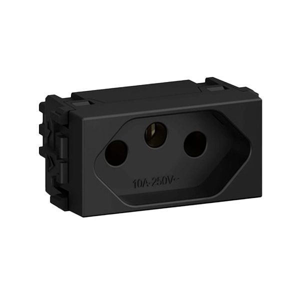 MODULO TOMADA 2P+T 20A PRETO REFINATTO