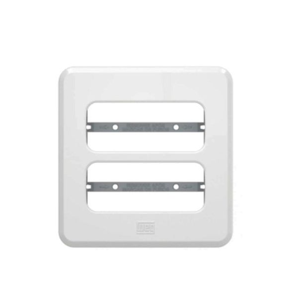 PLACA EMBUTIR MOVEIS E PEDRAS 2 POS 60MM BRANCO COMPOSÉ
