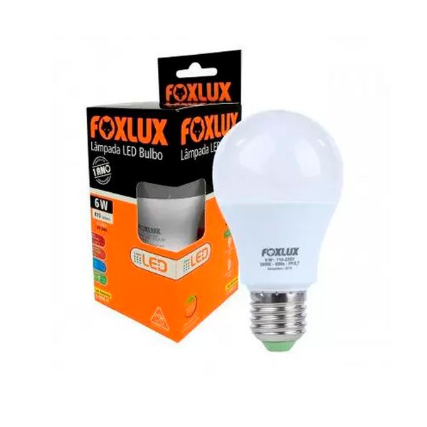 LAMPADA SUPERLED A60 BIVOLT X 10W 6.500K - E-27 FOXLUX