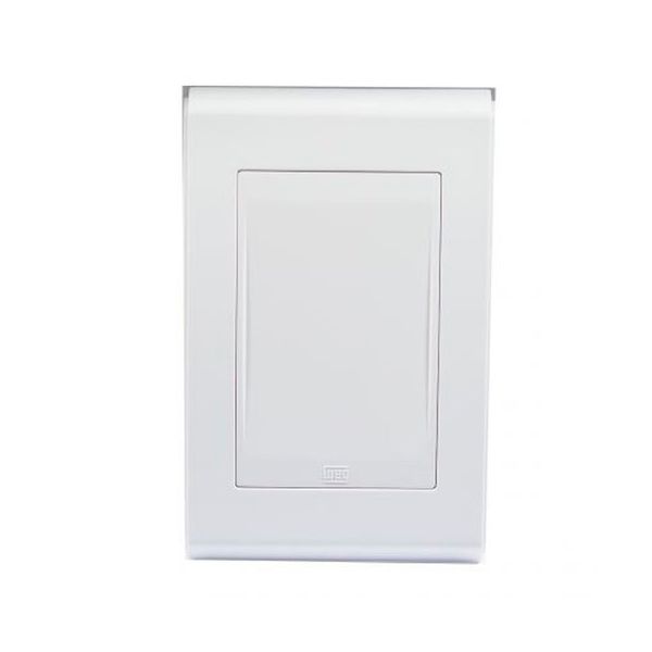 PLACA 4X2" CEGA BRANCO ACETINADO REFINATTO STYLE 