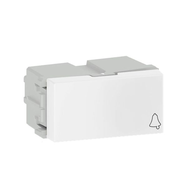 MODULO PULSADOR CAMPANHIA 10A BRANCO REFINATTO