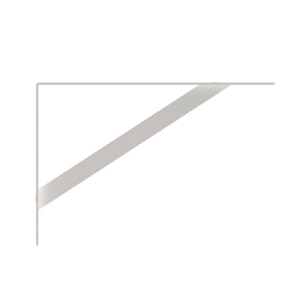SUPORTE DE PRATELEIRA MÃO FRANCESA BRANCO 27CM BRASFORMA
