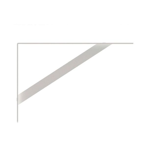 SUPORTE DE PRATELEIRA MÃO FRANCESA BRANCO 37CM BRASFORMA