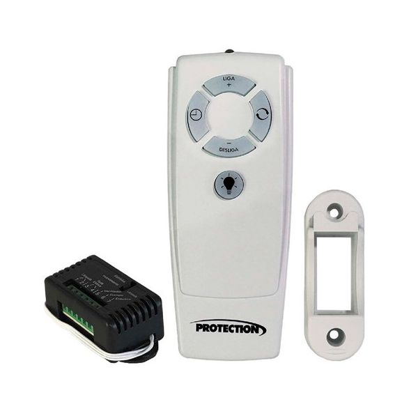 CONTROLE REMOTO INFRA VERMELHO PARA VENTILADOR BRANCO -1