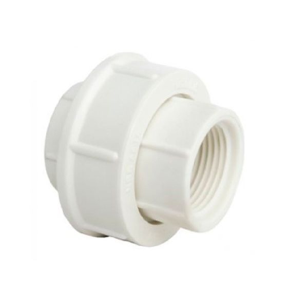 União PVC Branco Roscável 3/4