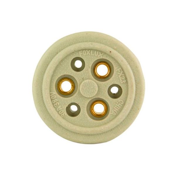 Tomada Externa Polarizada, Porcelana, 20A/0-380V 2 pólos