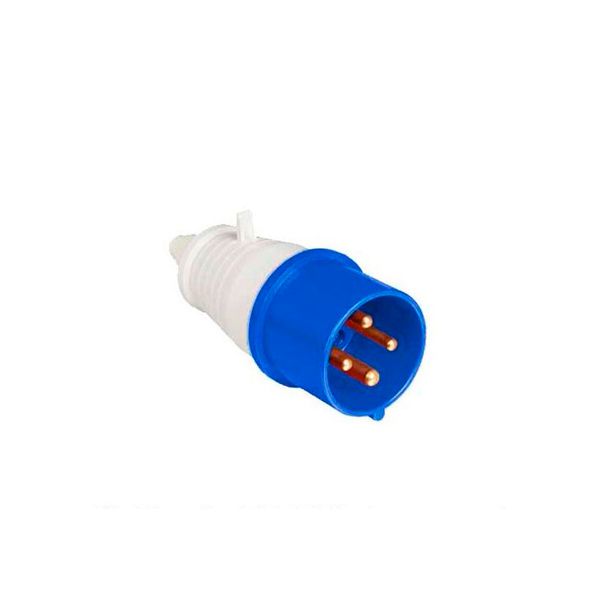 PLUG INDUSTRIAL 250V 63A 3P+T+N 9H AZUL WEG 