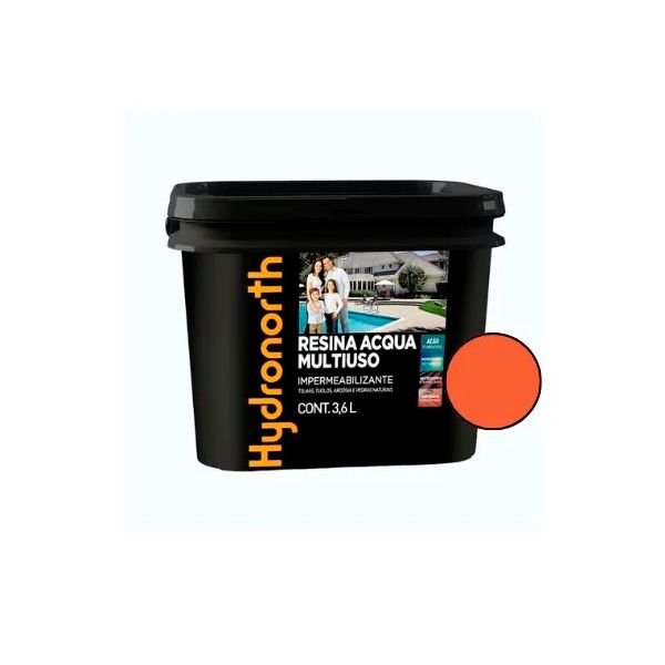 RESINA MULT. ACQUA CERAMICA TELHA BRILHANTE 3,6L HYDRONORTH