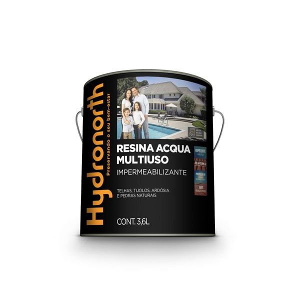 RESINA MULT. ACQUA CERAMICA ONIX BRILHANTE 3,6L HYDRONORTH 