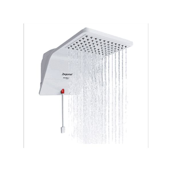 DUCHA QUADRATTA ELETRONICA BCO127VX5500W ZAGONEL 