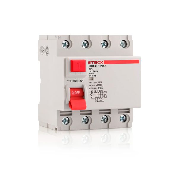 INTERRUPTOR DR TETRA 40A 30MA TIPO A STECK