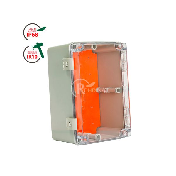 QUADRO MONTAGEM PVC PTO 110X110X60 IP68 STANDARD ROHDINA 