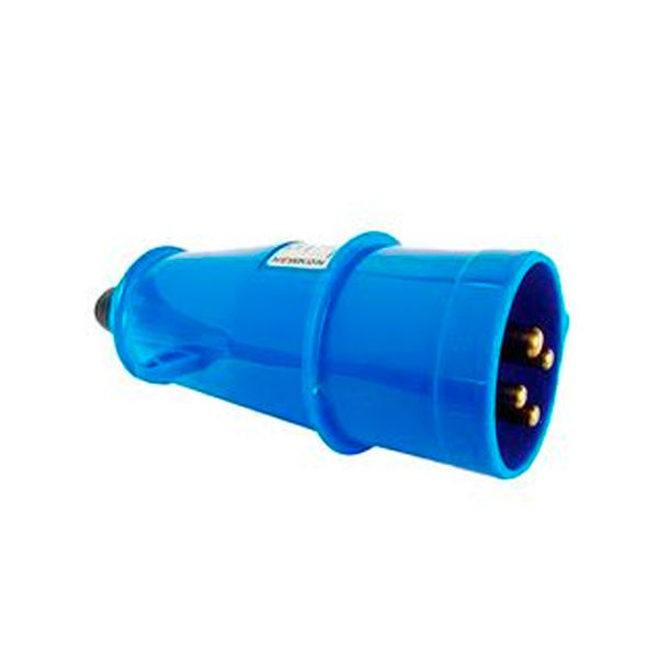 PLUGUE INDUSTRIAL 250V 16A 3P+N+T 9H AZ 