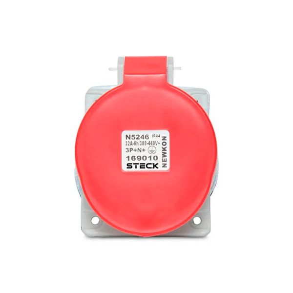 TOMADA DE EMBUTIR INDUSTRIAL380/440V 63A 3P+T 6H 