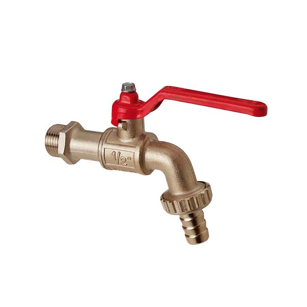 TORNEIRA ESFERA PARA JARDIM COM ALAVANCA 1/2X3/4 WOG 689-1/2A