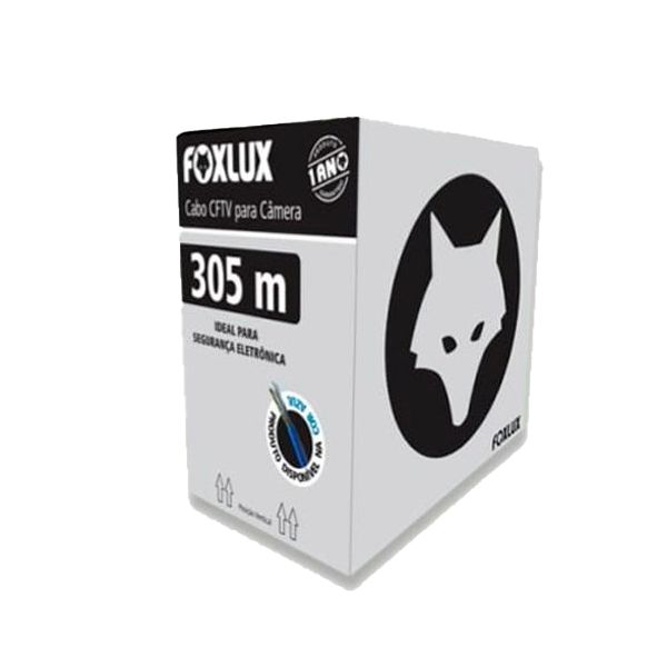 CABO DE REDE CFTV PARA CAMERA CX 305M FOXLUX