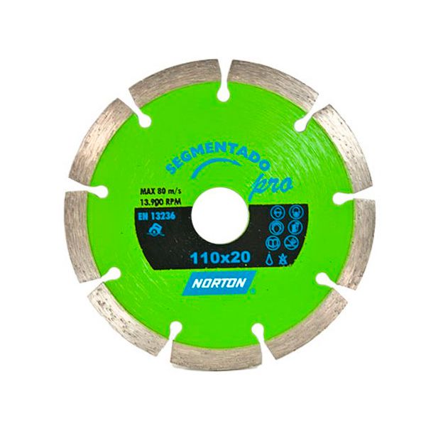 DISCO DIAMANTADO 110MM PRO SEGMENTADO VERDE