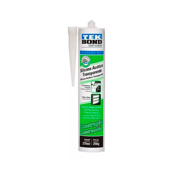 SILICONE TRANSPARENTE - 270ML TEK BOND 