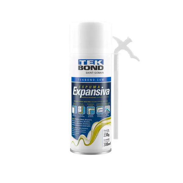 ESPUMA EXPANSIVA DE PU 230G/300ML TEK BOND 